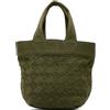 Bottega Veneta Pre-Owned - Borsa tote con motivo Intrecciato in tela 2012-2024 - Donna - tela - Taglia unica - Verde