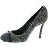 Louis Vuitton Pre-Owned - Pumps in pelle scamosciata 100mm - Donna - pelle scamosciata/pelle/pelle/lana - 37.5 - Grigio