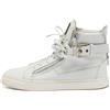 Giuseppe Zanotti Vintage - Sneakers alte con zip - Uomo - pelle/pelle/gomma - 44 - Bianco