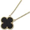 Van Cleef & Arpels - Collana Alhambra in oro giallo 18 carati con onice anni 2010 - Donna - oro giallo 18kt - Taglia unica