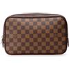 Louis Vuitton Pre-Owned - Trousse Toilette 25 in tela Damier Ebène 2001 - unisex - pelle di vitello/tela - Taglia unica - Marrone