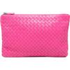 Bottega Veneta Pre-Owned - Clutch Intrecciato anni '00-'20 - Donna - pelle - Taglia unica - Rosa