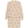 Hermès Pre-Owned - Tailleur con gonna anni '90 - Donna - seta - 40 - Giallo