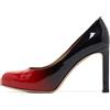 Ferragamo Pre-Owned - Pumps con finitura verniciata 100mm - Donna - pelle di vitello/pelle lucida/pelle di vitello - 38 - Nero