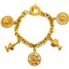 Jennifer Gibson Jewellery - Bracciale con ciondoli Guy Laroche anni '80 - Donna - metallo placcato in oro - Taglia unica