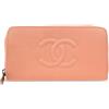 CHANEL Pre-Owned - Portafoglio CC 2016 - Donna - pelle caviar - Taglia unica - Rosa