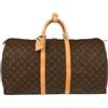 Louis Vuitton Pre-Owned - Borsone Keepall 55 2000 - unisex - PVC/pelle - Taglia unica - Marrone
