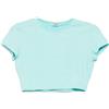 CHANEL Pre-Owned - Camicia a maniche corte CC Mark anni '90 - Donna - poliammide/spandex/elastam - Taglia unica - Blu