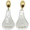 Jennifer Gibson Jewellery - Orecchini a clip Space Age Pre-owned anni '70 - Donna - metallo placcato in oro/vetro/cristalli/resina - Taglia unica