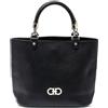 Ferragamo Pre-Owned - Borsa tote Gancini - Donna - pelle - Taglia unica - Nero