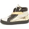 Giuseppe Zanotti Vintage - Sneakers alte Hero metallizzate in pelle Pre-owned - Uomo - pelle/pelle/gomma - 41 - Toni neutri