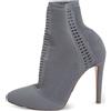 Gianvito Rossi - Stivali Thurlow 110mm Pre-owned - Donna - tessuto/tessuto/pelle di vitello - 39 - Grigio