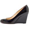 Christian Louboutin Pre-Owned - Pumps in pelle con zeppa 85mm - Donna - pelle/pelle/pelle lucida - 38.5 - Nero
