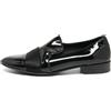 Giuseppe Zanotti Vintage - Mocassini in pelle - Donna - pelle di vitello/pelle di vitello/raso/pelle verniciata - 40 - Nero
