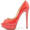 Christian Louboutin Pre-Owned - Pumps verniciate - Donna - pelle lucida/pelle/pelle - 38.5 - Rosa