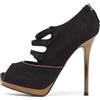 Fendi Pre-Owned - Pumps in pelle scamosciata 110mm - Donna - pelle scamosciata di vitello/pelle di vitello/pelle di vitello - 38.5 - Nero