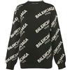 Balenciaga Pre-Owned - Maglione in misto lana - Donna - cammello/lana vergine/poliammide - L - Nero