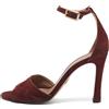 Chloé Pre-Owned - Sandali in pelle scamosciata 105mm - Donna - pelle/pelle/pelle scamosciata - 38 - Rosso