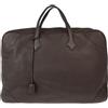 Hermès Pre-Owned - Borsa a mano Victoria 50 2014 - unisex - pelle di vitello - Taglia unica - Marrone