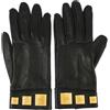 Hermès Pre-Owned - Guanti in pelle 1990-2000 - Donna - pelle/placcatura in oro - Taglia unica - Nero