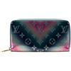 Louis Vuitton Pre-Owned - Portafoglio Degrade in pelle Vernis metallizzata con zip e monogramma 2019 - Donna - pelle - Taglia unica - Blu