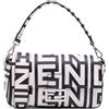 Fendi Pre-Owned - Borsa a tracolla Marc Jacobs Vitello King Phone Baguette in nappa con stampa logo 2010-2024 - Donna - nappa - Taglia unica - Nero
