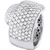 Damiani - Anello in oro bianco 18 carati con diamanti - Donna - diamanti/oro bianco 18kt - Taglia unica - Argento