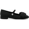 Valentino Garavani Pre-Owned - Ballerine Bowjane - Donna - pelle di vitello/pelle di vitello/tessuto - 39 - Nero