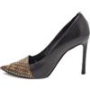 Louis Vuitton Pre-Owned - Pumps Chérie 100mm - Donna - tela/pelle/pelle/pelle - 39 - Nero