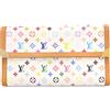 Louis Vuitton Pre-Owned - Portafoglio Porte Tresor con monogramma 2004 - Donna - pelle/PVC - Taglia unica - Bianco