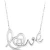 LB Exclusive - Collana in oro bianco 14 carati con diamanti - Donna - diamanti/oro bianco 14kt - Taglia unica - Argento