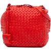 Bottega Veneta Pre-Owned - Borsa a spalla Cube in nappa con motivo Intrecciato 2012-2024 - Donna - nappa - Taglia unica - Rosso