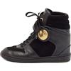 Louis Vuitton Pre-Owned - Sneakers in pelle - Donna - pelle scamosciata/gomma/tessuto - 37 - Nero