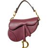 Christian Dior Pre-Owned - Borsa a spalla Saddle piccola - Donna - pelle di vitello/pelle di capra - Taglia unica - Rosso