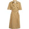 Moschino Pre-Owned - Trench con decorazione - Donna - poliammide/cotone - XL - Toni neutri