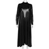 Maison Martin Margiela Pre-Owned - Abito midi svasato - Donna - poliestere/spandex/elastam/poliuretano - S - Nero