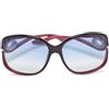 Christian Dior Pre-Owned - Occhiali da sole oversize - Donna - acetato - Taglia unica - Rosso