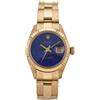 Rolex - Orologio Lady-Datejust 26mm Pre-owned 1975 - Donna - Vetro acrilico/oro giallo 18kt - Taglia unica - Blu