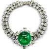 Jennifer Gibson Jewellery - Bracciale con strass anni '40 - Donna - placcatura in argento - Taglia unica