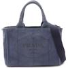 Prada Pre-Owned - Borsa a tracolla Canapa Logo piccola in tela 2013-2025 - Donna - tela - Taglia unica - Blu
