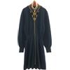 Louis Vuitton Pre-Owned - Abito con zip anni 2010 - Donna - poliammide/cashmere/poliestere/lana/seta/elastam - XL - Nero