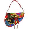 Christian Dior Pre-Owned - Borsa a mano Saddle Mania 2003 - Donna - tela/pelle di vitello - Taglia unica - Rosso