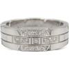 Cartier - Anello Tank Francaise in oro bianco 18 carati - Donna - diamanti/oro bianco 18kt - 53 - Argento