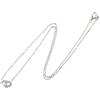 Cartier - Collana con pendente C a cuore in oro bianco 18 carati e diamanti anni 2010 - Donna - diamanti/oro bianco 18kt - Taglia unica - Argento