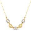 LB Exclusive - Collana in oro giallo 14 carati con diamanti - Donna - diamanti/oro giallo 14kt - Taglia unica