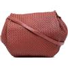 Bottega Veneta Pre-Owned - Borsa a tracolla Intrecciato in nappa con battente 2012-2024 - Donna - nappa - Taglia unica - Rosso