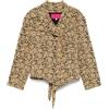 Christian Lacroix Pre-Owned - Giacca con motivo jacquard anni '80 - Donna - seta/cotone - 40 - Nero