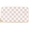 Louis Vuitton Pre-Owned - Portafoglio in tela Damier Azur con zip 2006 - Donna - tela - Taglia unica - Bianco