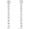 LB Exclusive - Orecchini pendenti in oro bianco 18 carati con diamanti - Donna - diamanti/oro bianco 18kt - Taglia unica - Argento