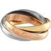 Cartier - Anello Trinity in oro giallo 18 carati - Donna - Oro tricolore 18 carati - Taglia unica